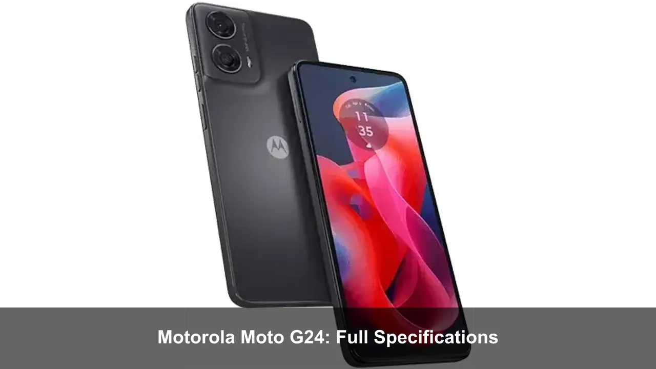 Motorola Moto G24: Full Specifications