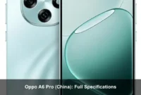 Oppo A6 Pro (China): Full Specifications