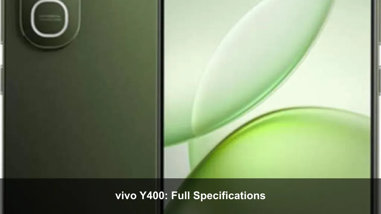 vivo Y400: Full Specifications