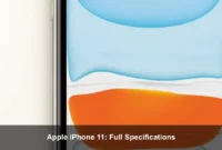 Apple iPhone 11: Full Specifications