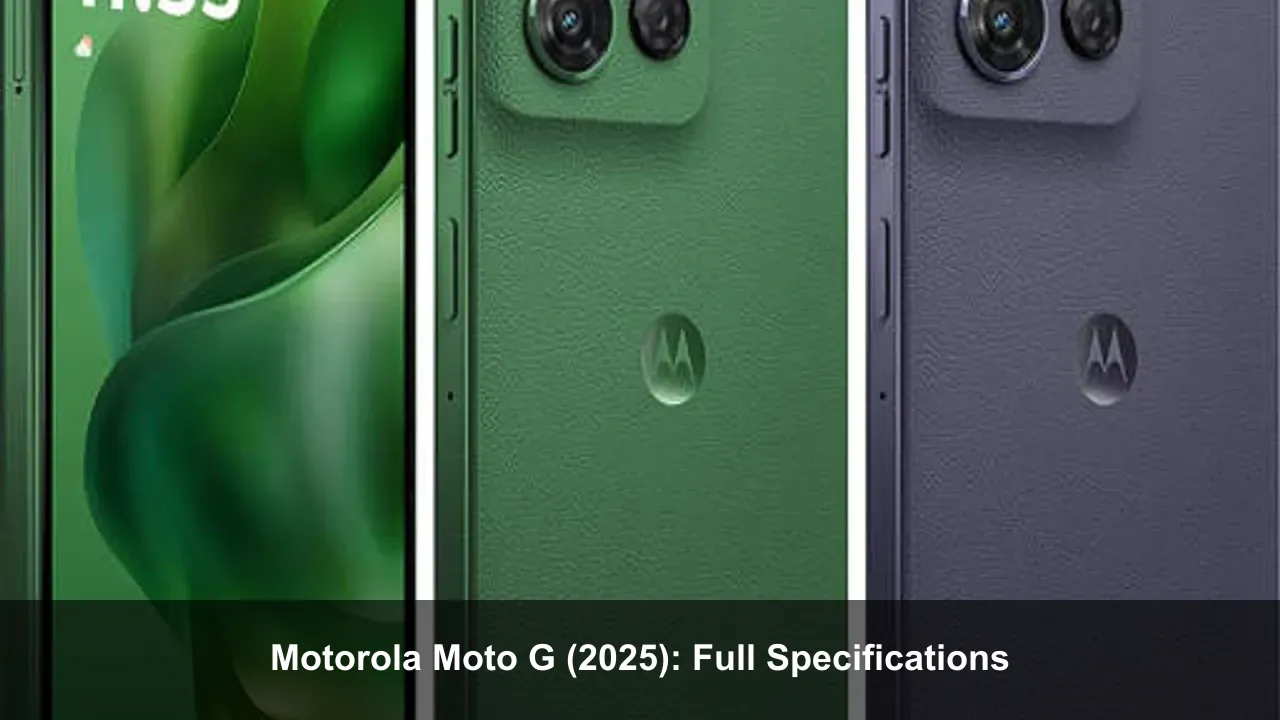 Motorola Moto G (2025): Full Specifications
