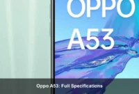 Oppo A53: Full Specifications