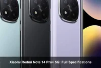 Xiaomi Redmi Note 14 Pro+ 5G: Full Specifications