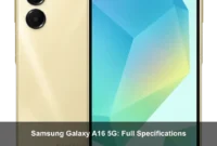 Samsung Galaxy A16 5G: Full Specifications